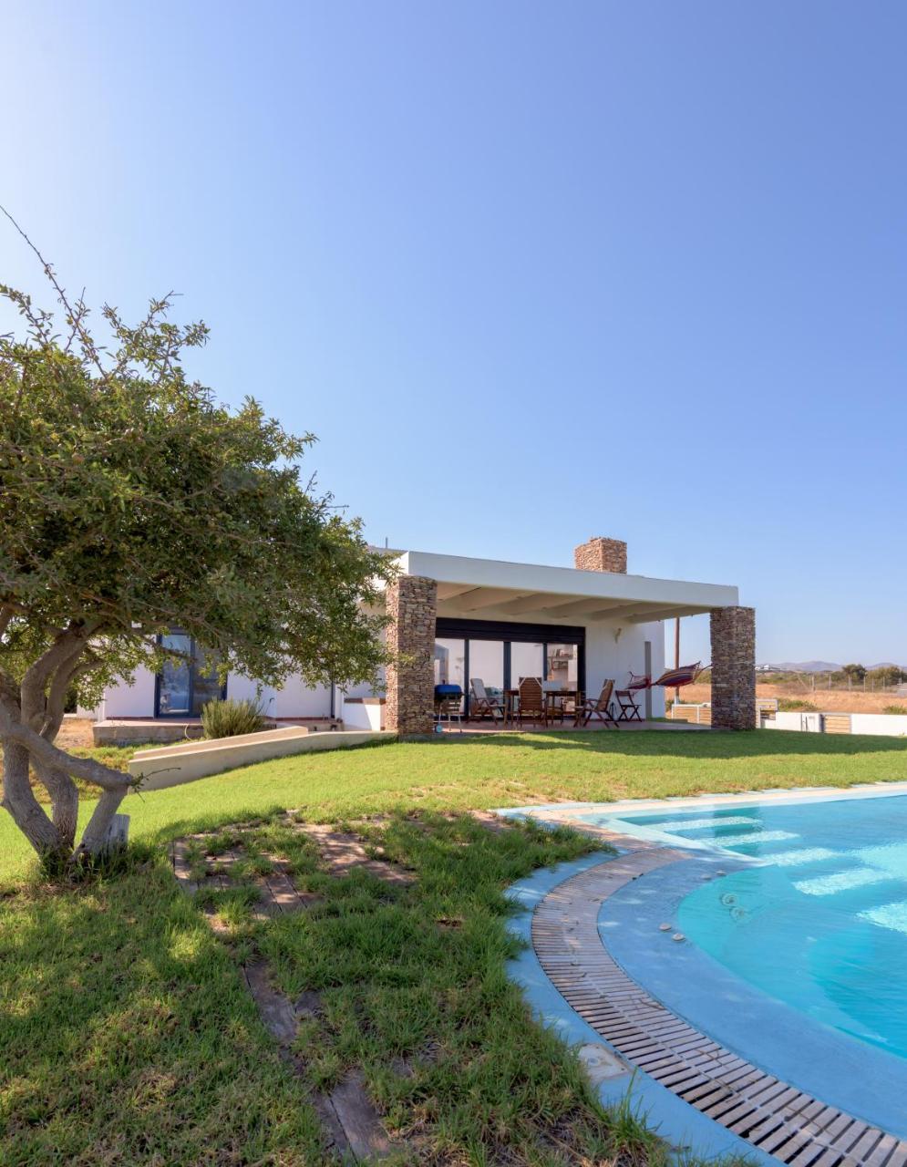 Cristelia Seafront & Pool Villa Lakhaniá Exterior foto
